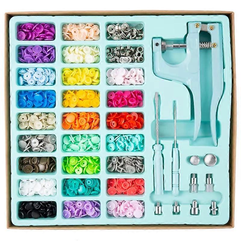 Snap button concealed button no-sew snap button button disassembly and assembly plus pliers set for DIY clothing making