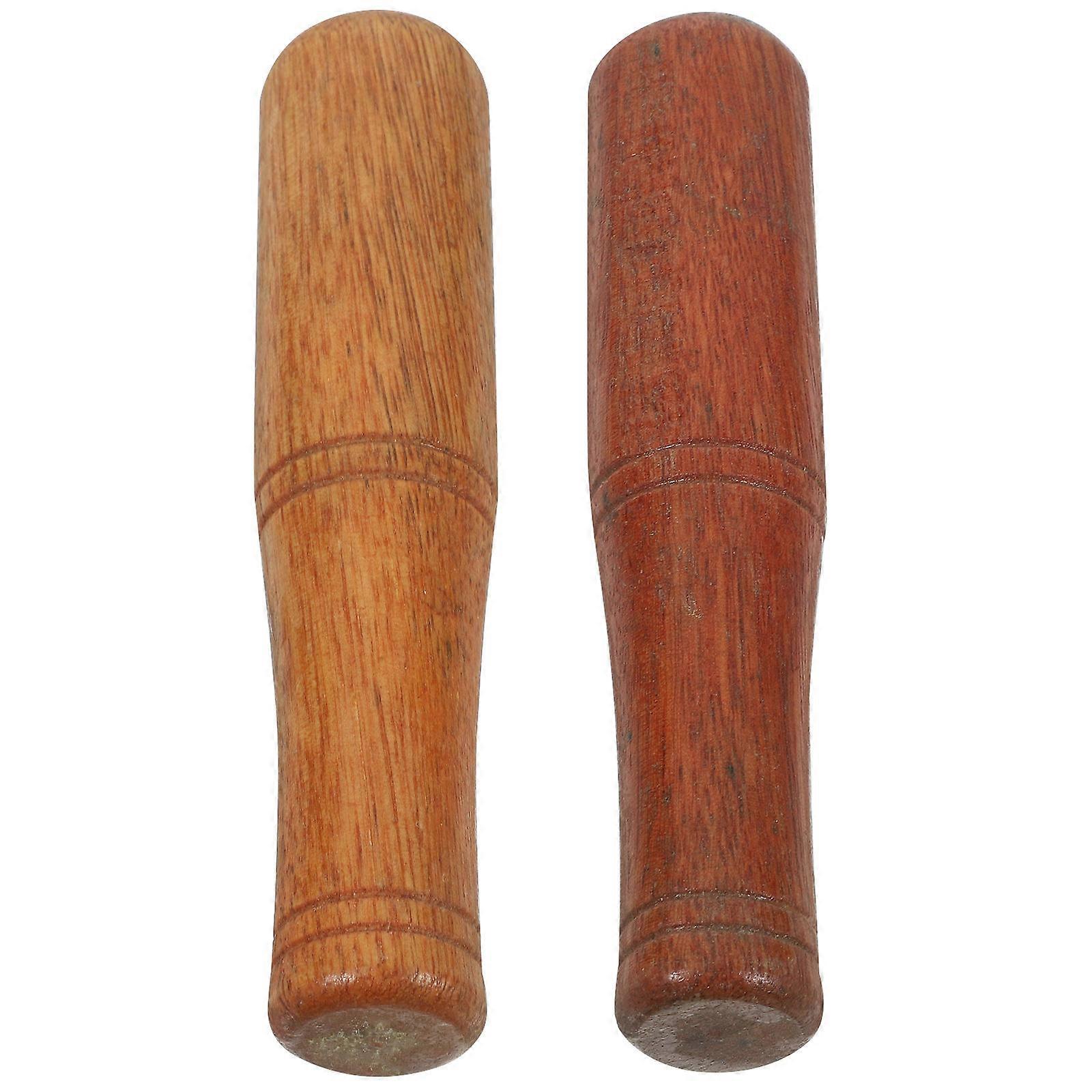 Multipurpose Garlic with Long Handle for Easy Grinding and Storage 2pcs Transparent