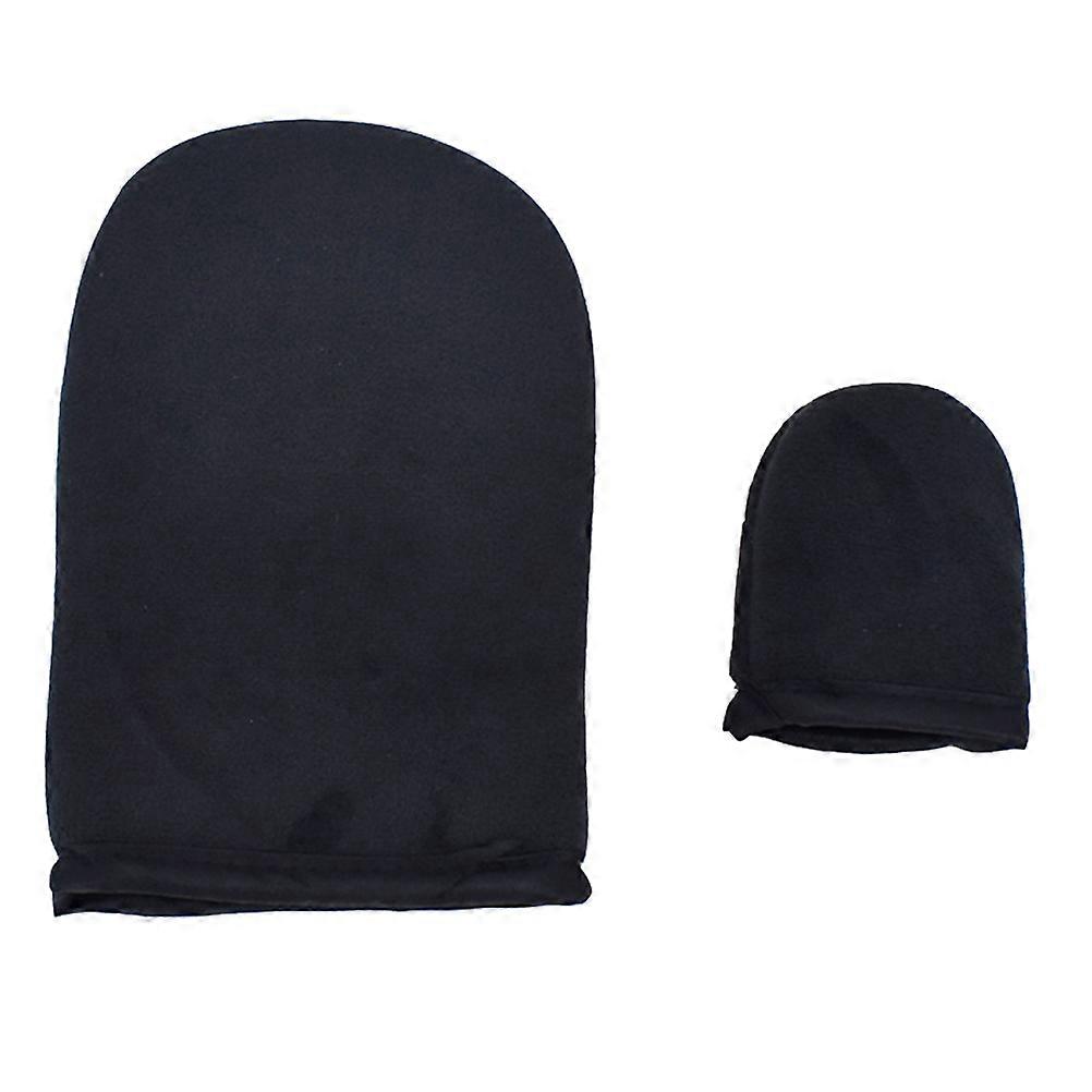 Flocking Glove For Tanning Sponge Material Sunscreen Application Ladies 8x7cm 2Pcs
