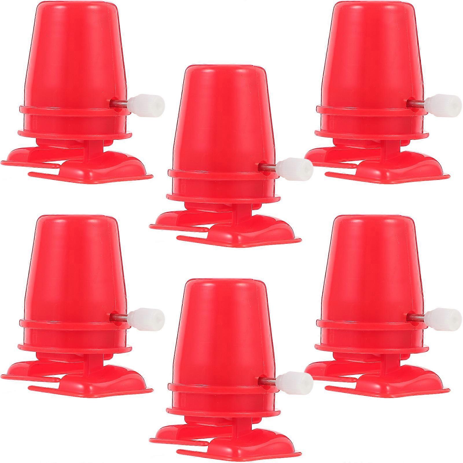 DIY Clockwork Legged Robot Movement Replacement Toy Parts 6Pcs