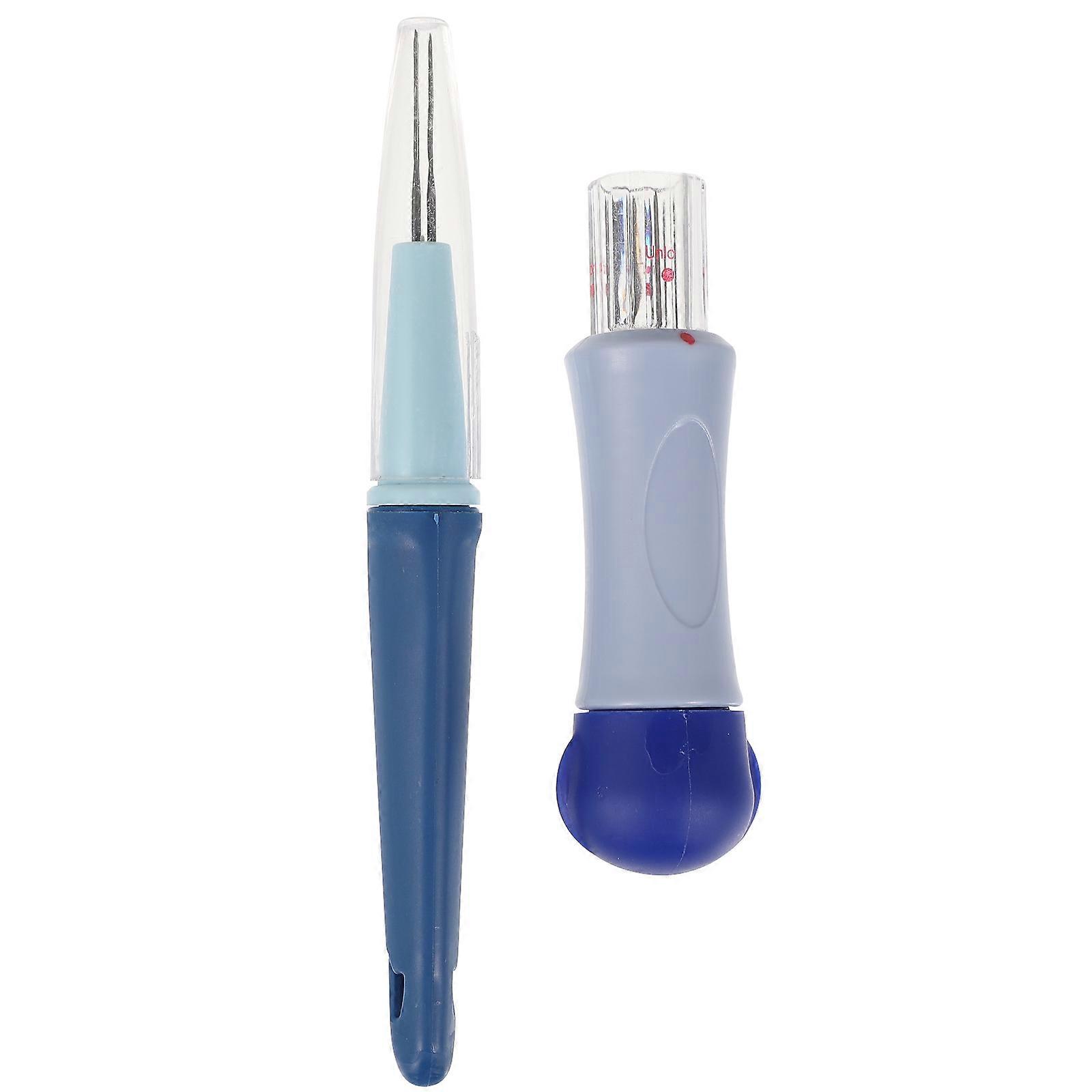 Punch Needle Cross Stitch Embroidery Tools for DIY Sewing 2Pcs Kit