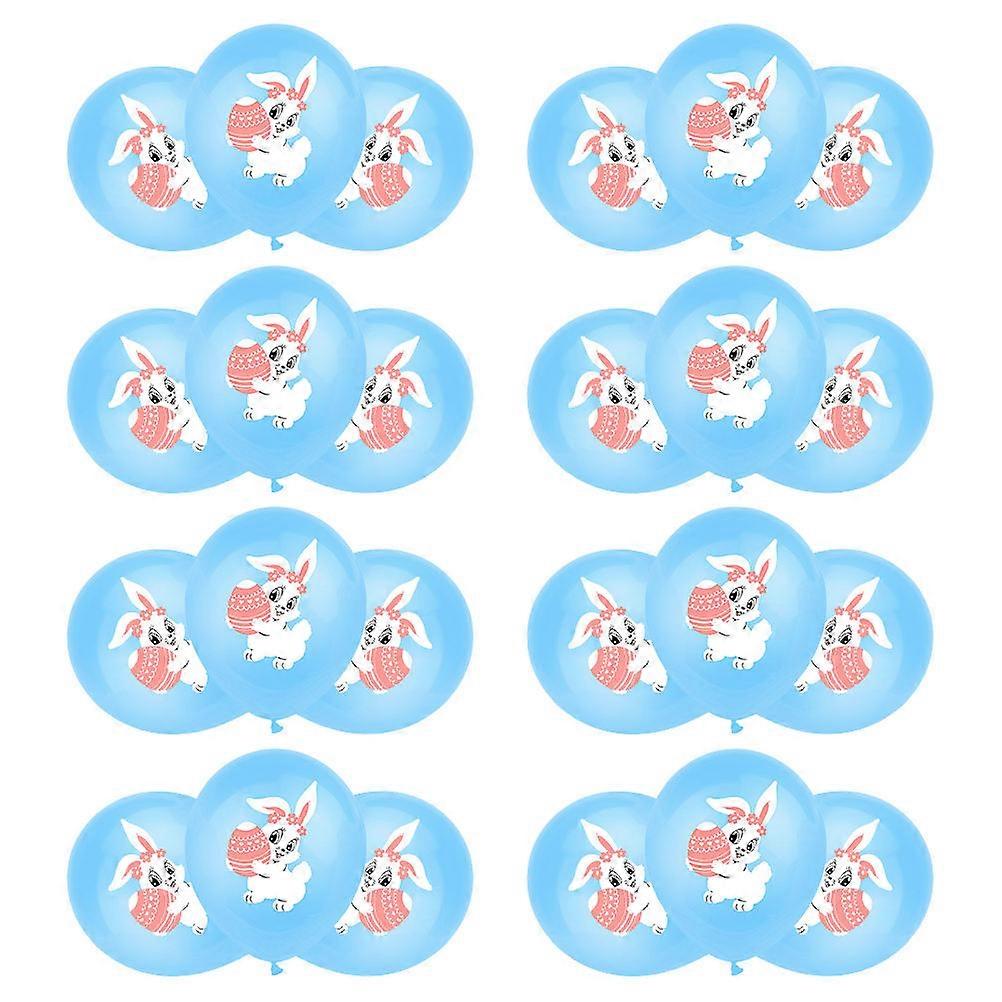 Blue Latex Balloons Easter Theme Party Balloons for Decoration 20Pcs Set