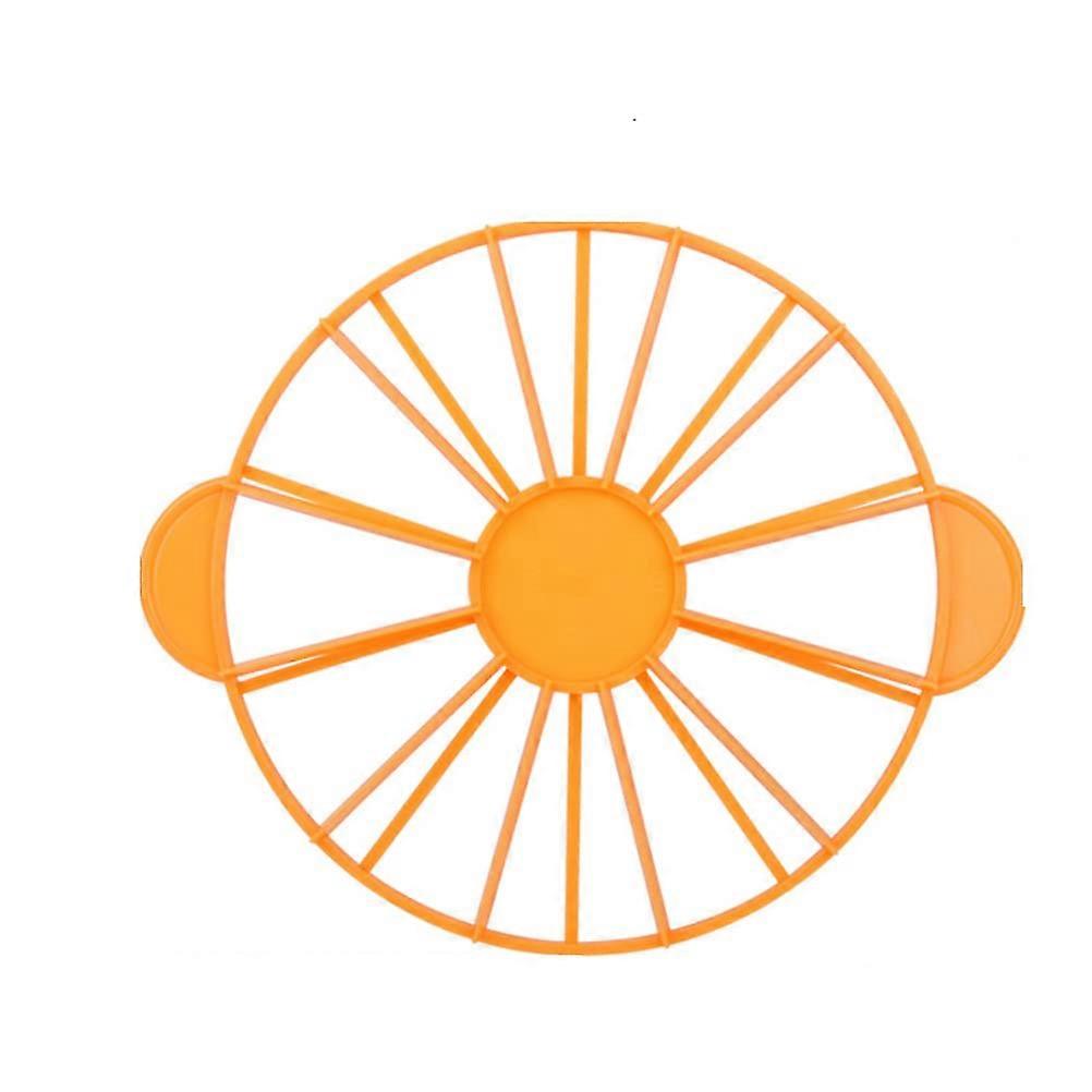 Cake Portion Marker 12 Slice Round Cake Divider DoubleSided Even Cutting Tool Orange
