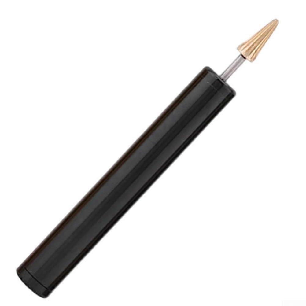 Leather Edge Dye Pen with Roller Applicator for Precise Coloring, Durable Aluminum Body  Black