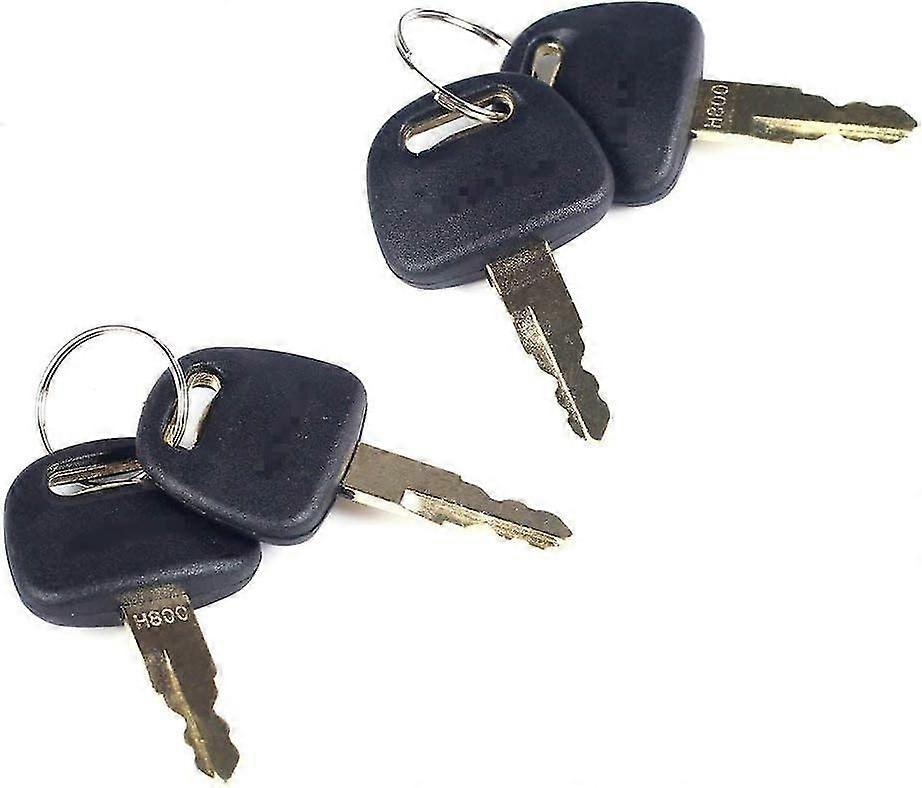 4 Replacement Keys for Hitachi Excavators