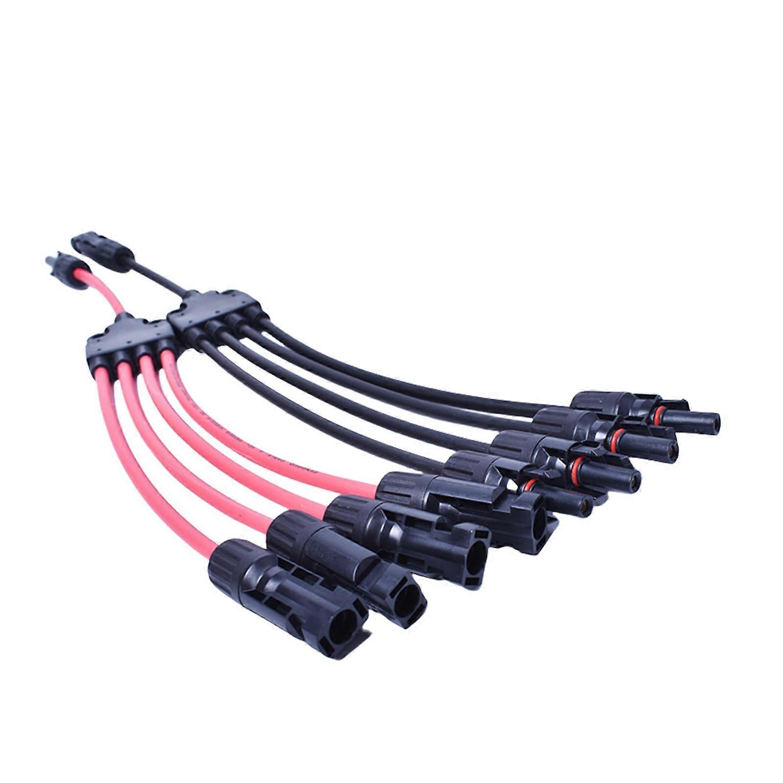 Solar Panel Connector MC4 Y Branch 10AWG Cable Adapter for Quick Solar Panel Expansion Outdoor