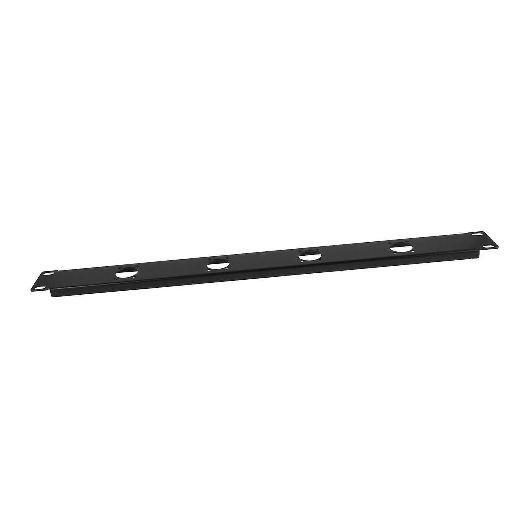 Hinged XLR Patch Panel 19 Inch Rack Mount Audio Panel with DustResistant Design for Studio