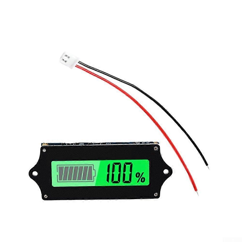 Battery Capacity Display with  Brightness LCD Voltage Meter for 12V48V Lithium Batteries