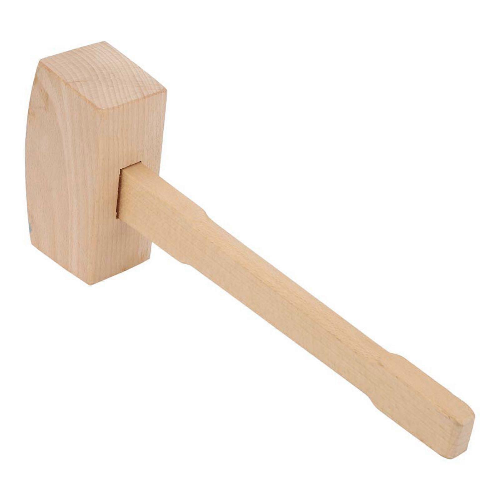 Professional Carpenter Wooden Hammer Woodworking Tapping Tool (L)
