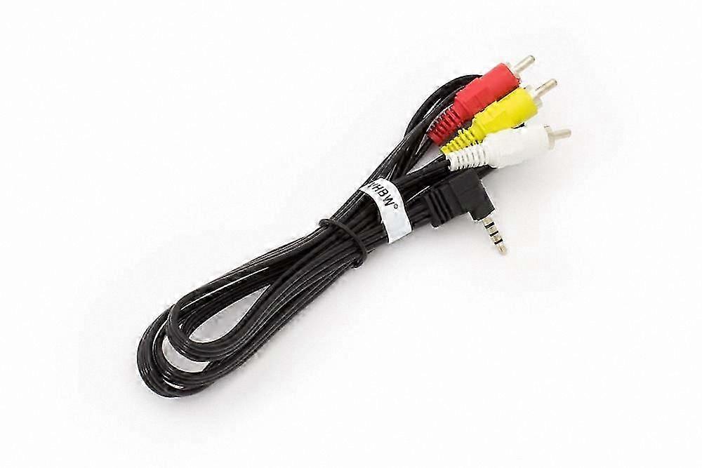 AV Composite Cable for Digital Cameras and Camcorders Compatible with Various Models