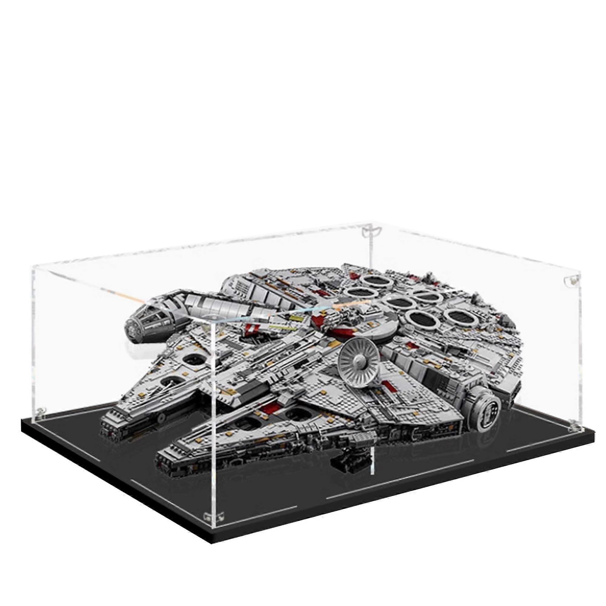 Acrylic Display Case 75192 DustProof Clear Showcase with Durable Panels for  Millennium Falcon
