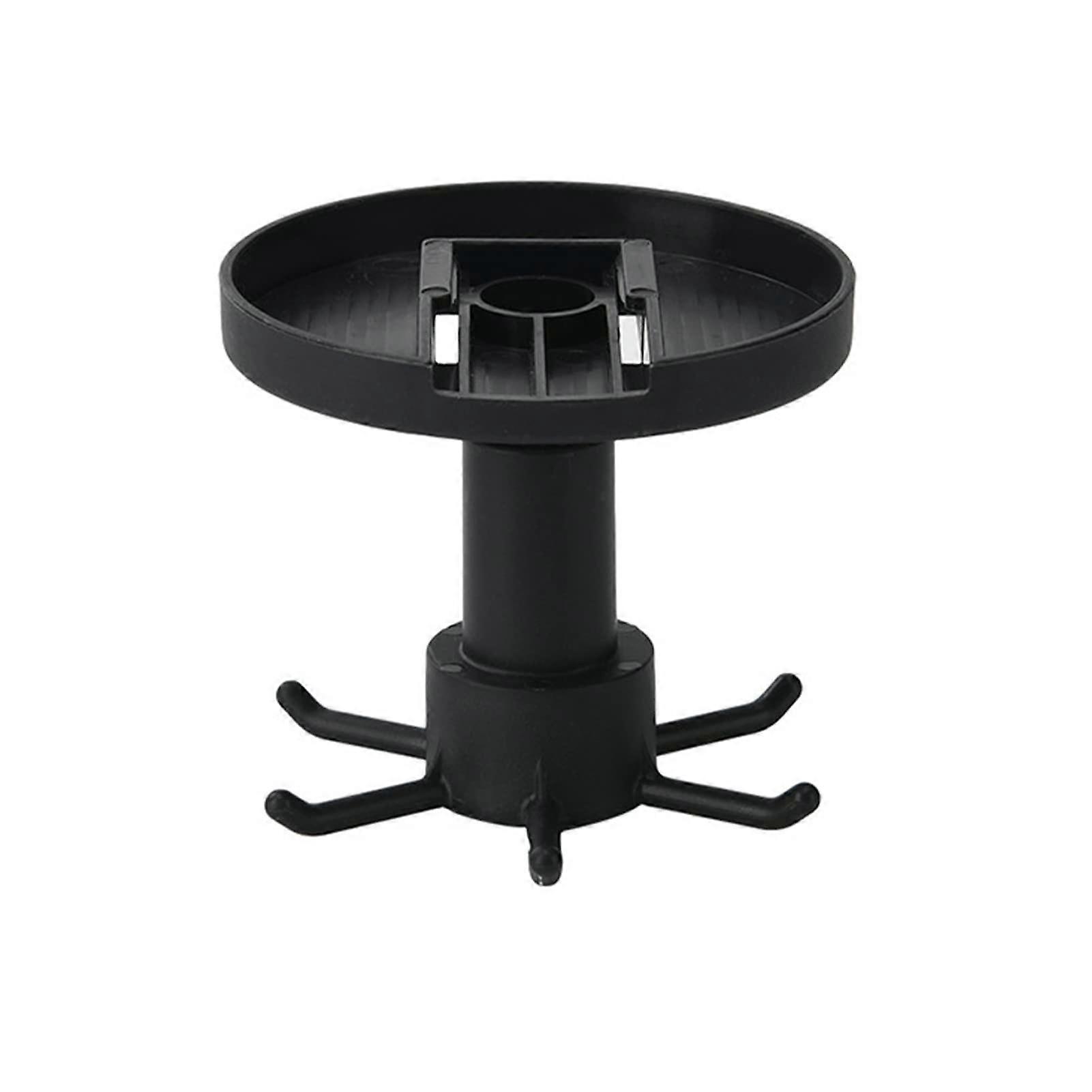 Kitchen Utensil Hanging Hook 360° Rotation SpaceSaving Under Shelf Adhesive Mount Black