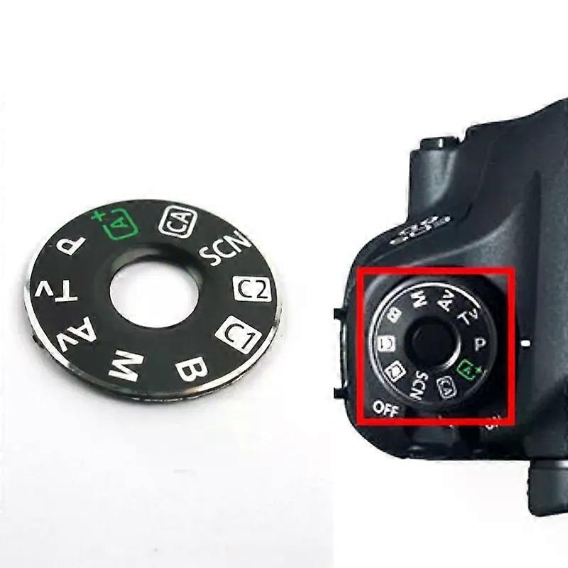Camera Function Dial Mode Interface Cap Button Parts For Eos 6D Camera Function Dial Mode Plate Interface Cap Button Repair Kit