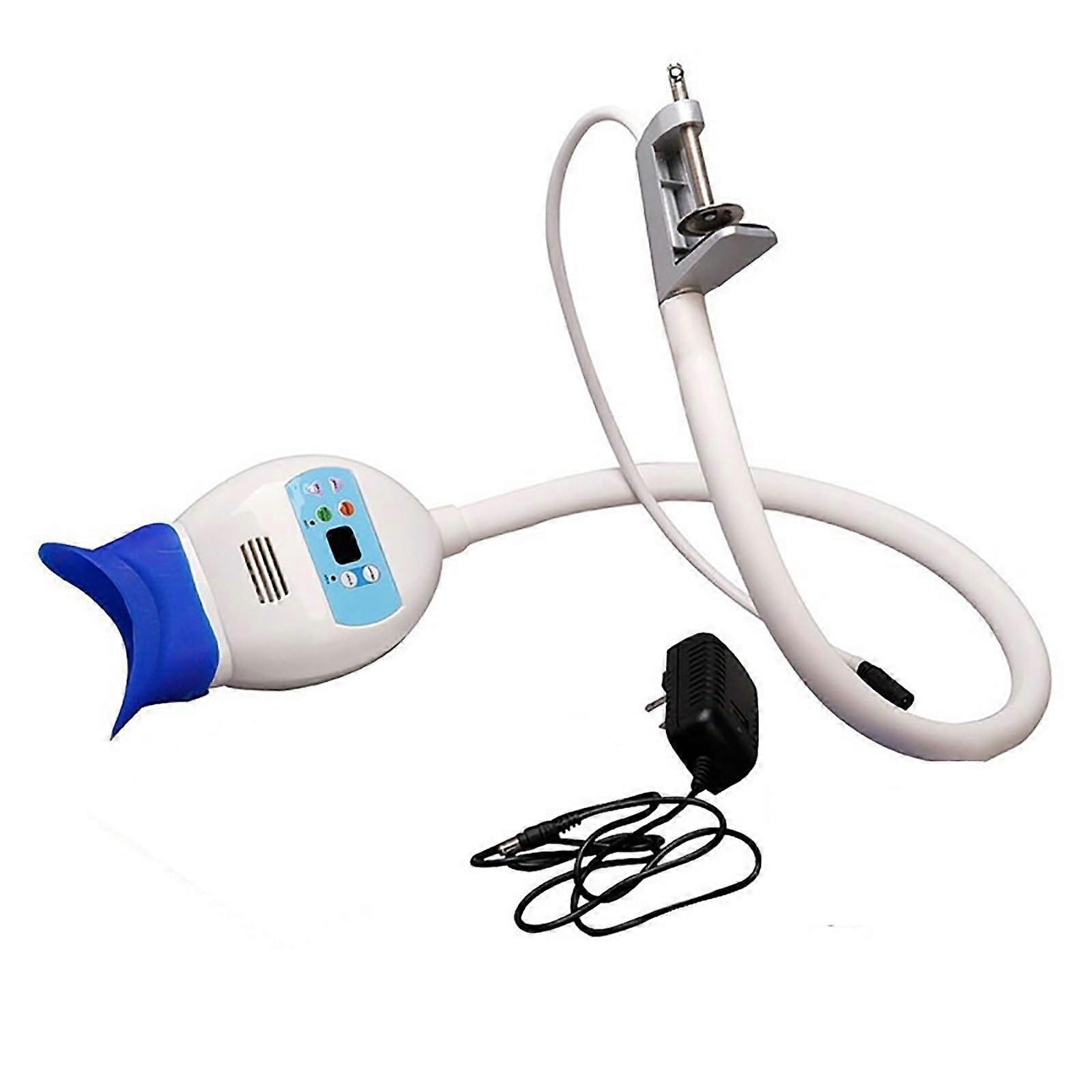 Teeth Whitening Lamp with Fast Blue Light, Touch Control LED Display and Adjustable Angle for Home Use
