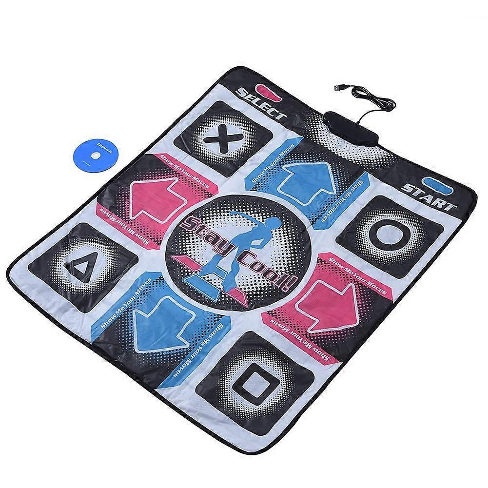 USB Dance Pad for PC Games, NonSlip WearResistant Rhythm Game Mat Controller, Easy PlugandPlay