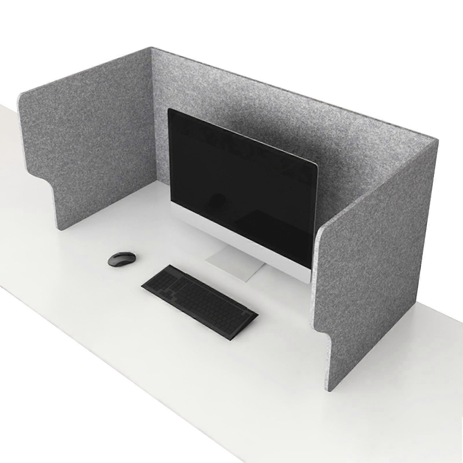 Desk Privacy Panel 60cm Noise Reducing Foldable Office Desk Divider for Workspace