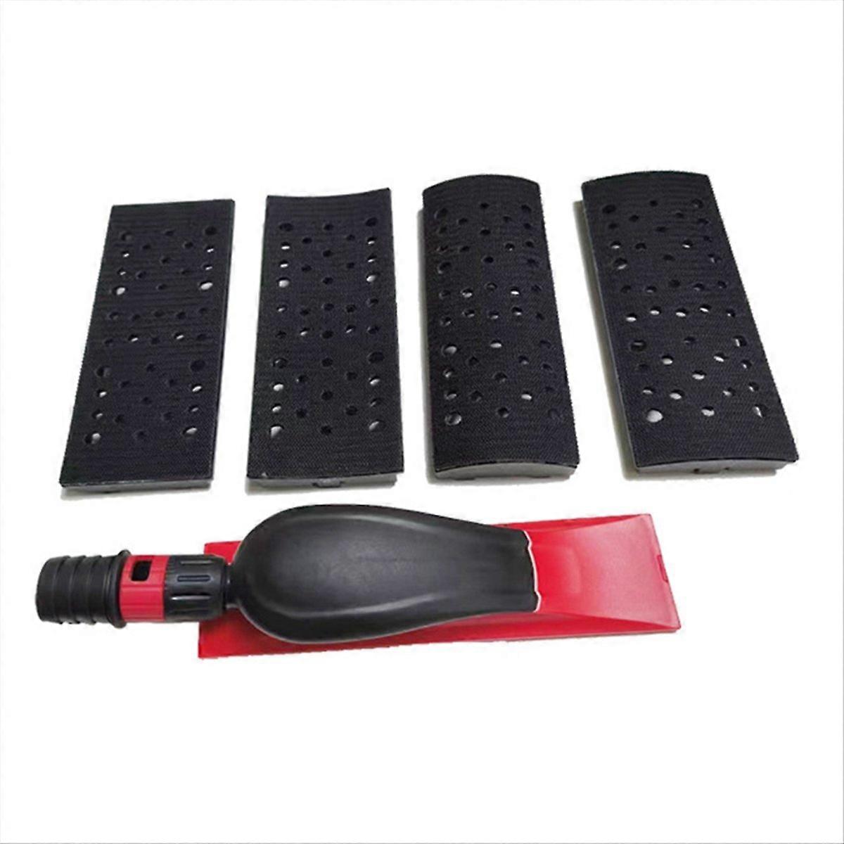 Vacuum Sanding Block Set,Vacuuming Sanding Disc Holder Sandpaper