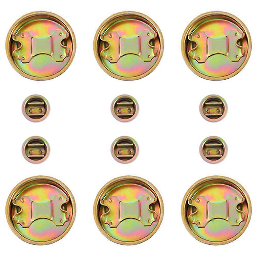 Oil Drum Caps Water Drum Plug Stable Iron 24Pcs Replacement Bung Caps