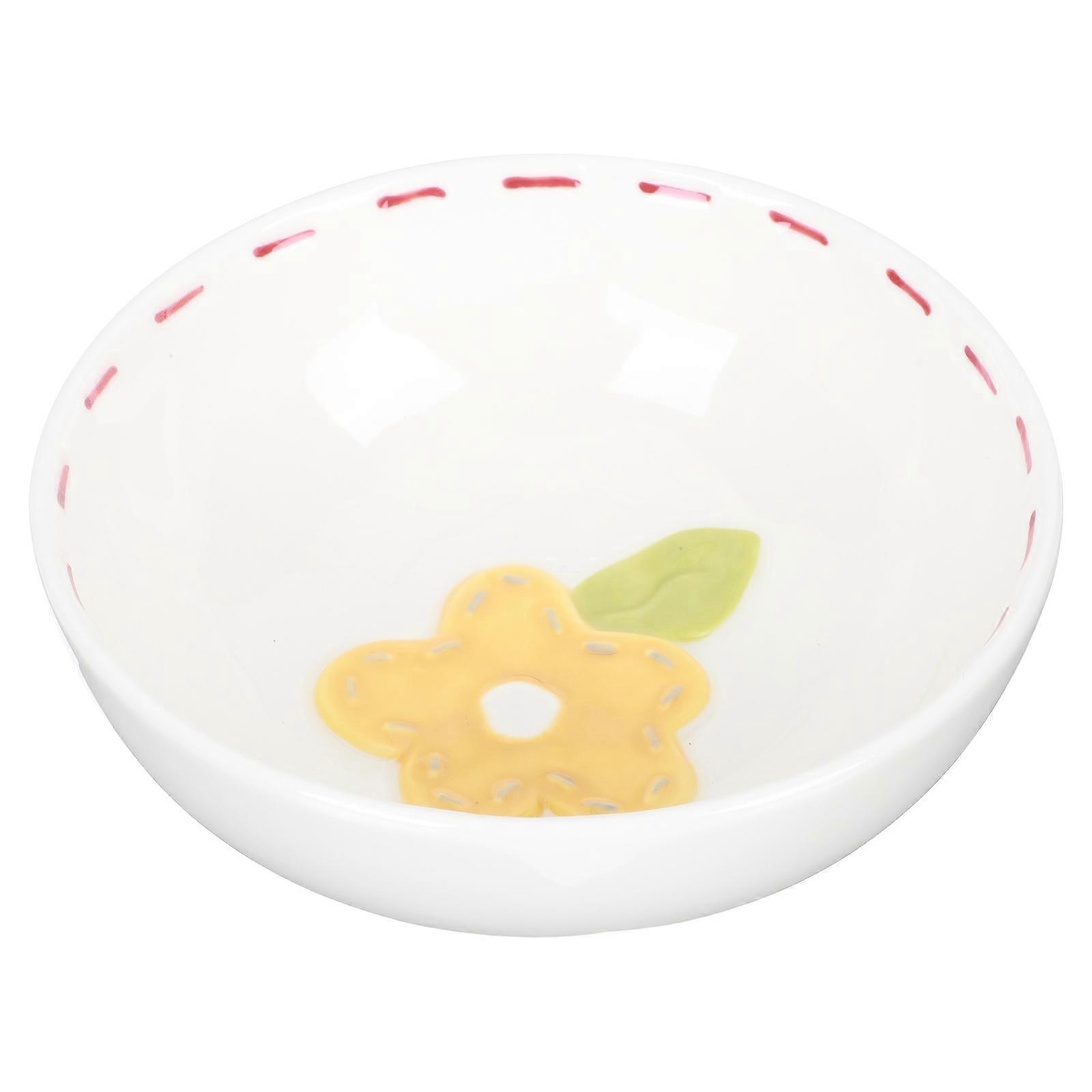 Small Salad Bowl Ceramic Rice Bowl for Storage 1Pcs Versatile