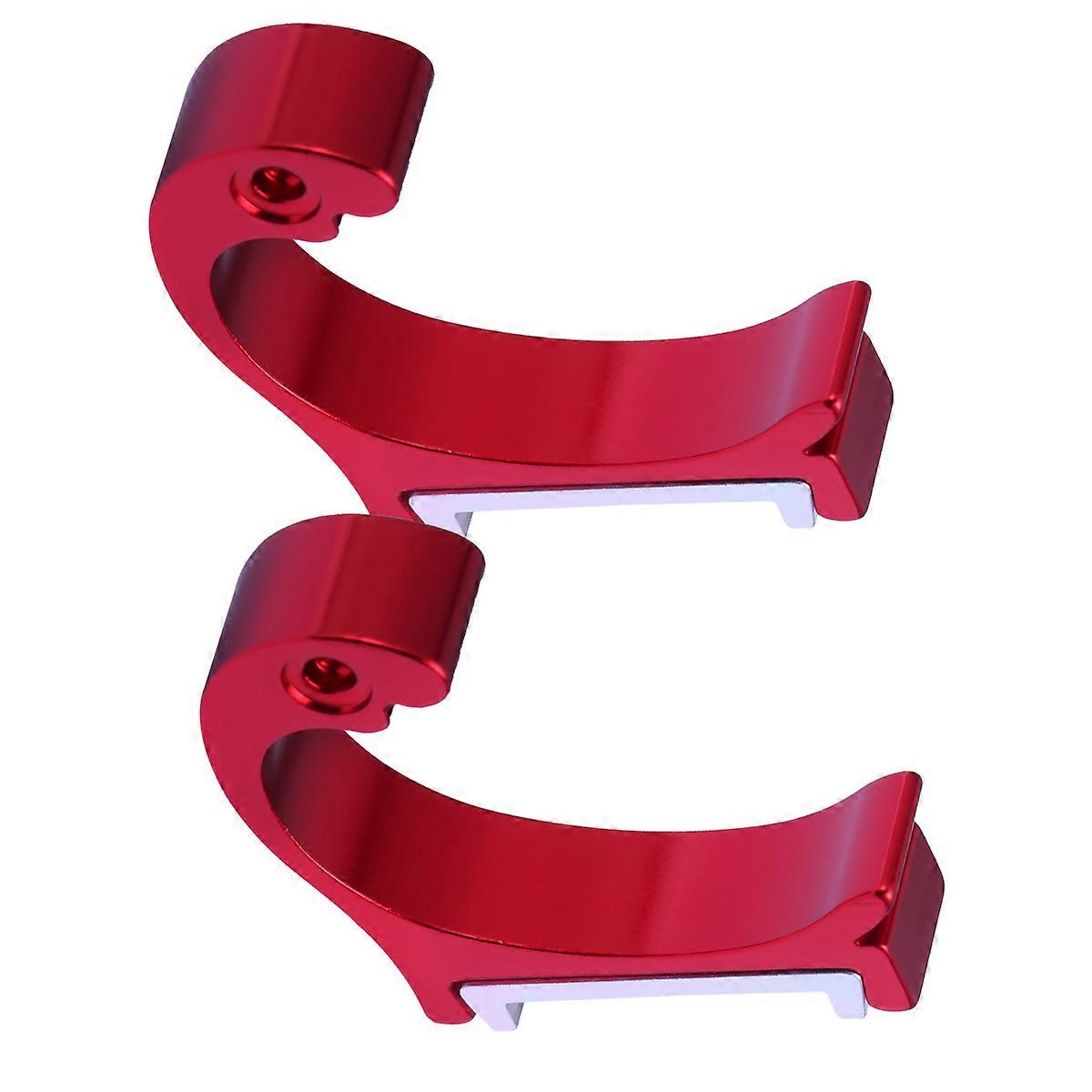 Single Hook Dolphins Wall Hook for Hanging Coat Creative 2Pcs Red