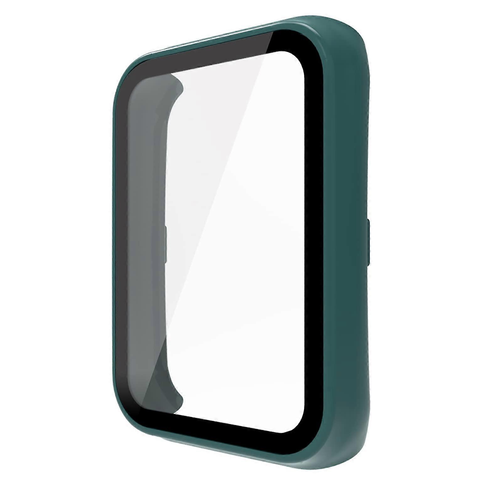 Smart Watch Screen Protector and Green Protective Case for Band 2 Shockproof Precise Fit