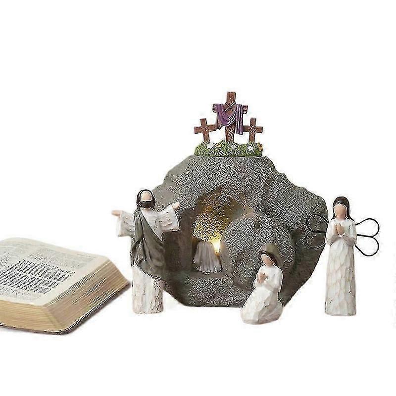 Resin Resurrection Scene Set for Easter
