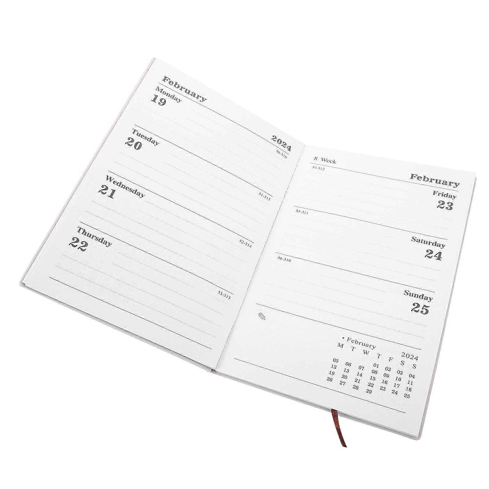 Multi-Function Note Book Portable Planner Organizer for Writing 5Pcs Office Academic Planner