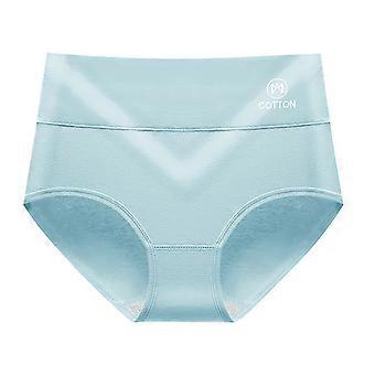 Cotton Panties High Waisted C Section Recovery Postpartum Soft Full Coverage Underwear for Women Light Blue, L