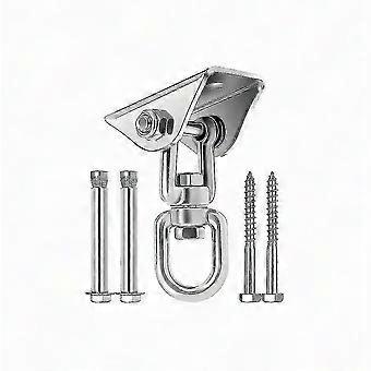 450kg Heavy Duty Stainless Steel 360 Rotating Ceiling Hook for Swing, Concrete & Wood Mount, Playground Porch Seat Suspension