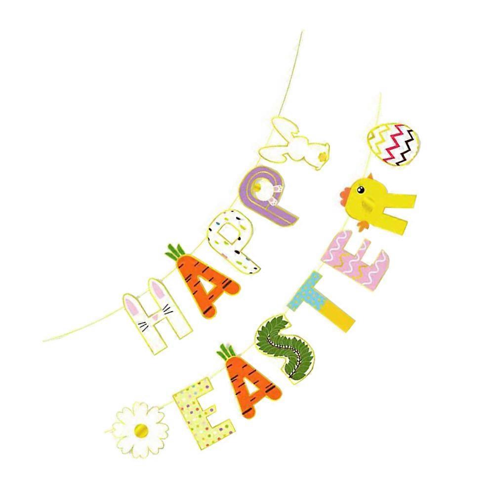 Easter Theme Banner Decorative Banner for Easter Party Decoration