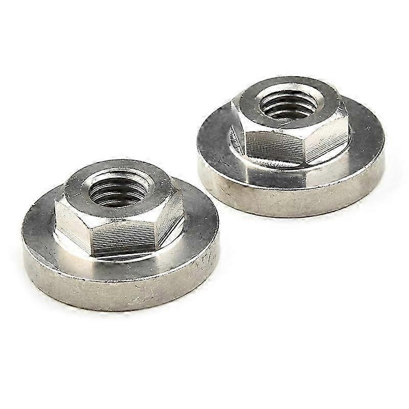 2Pcs M14 Thread Replacement Angle Grinder Inner Outer Flange Nut Set Tools compatible with 14mm Spindle Thread Power Tool 85DA