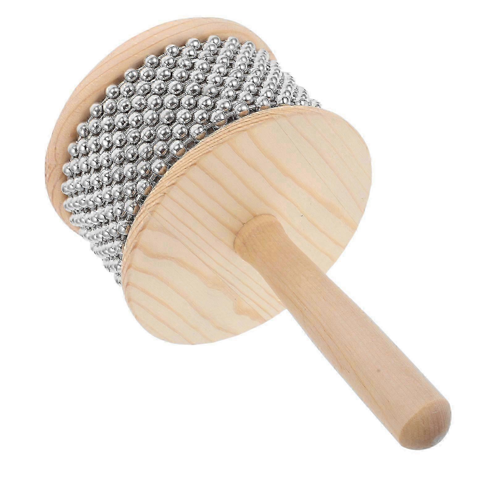 Instrumento de percusión de madera Cabasa para tocar, fácil de aprender