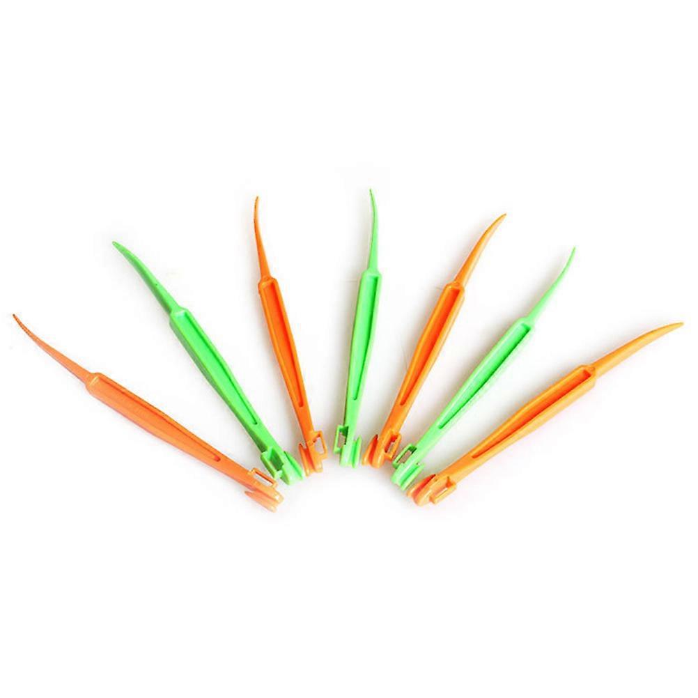 Orange Long Plastic Opener for Kitchen Use 5Pcs Set