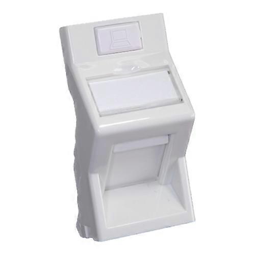 Cablenet 25x50mm Keystone Angled Shutter White