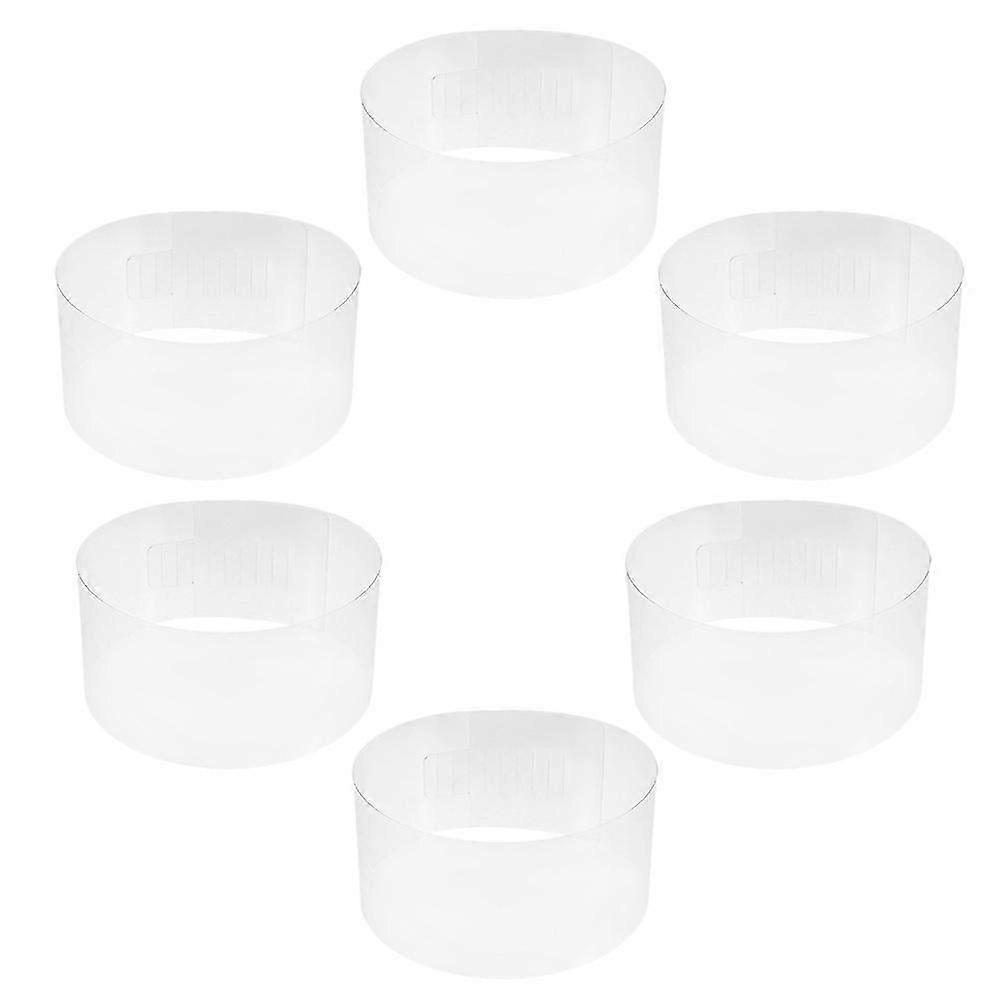 Dome Hat Shape Protector Plastic Hat Shaper for Baseball Caps 6Pcs