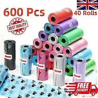 Dog Poop Bags Refill Rolls Pet Waste Bags 15 Bags Per Roll Outdoor Clean