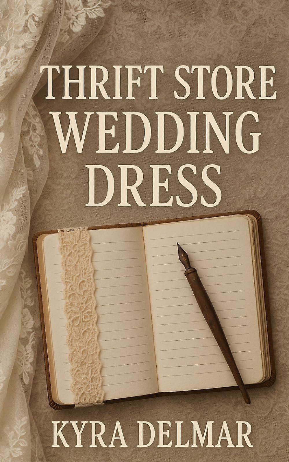 Thrift store wedding dress