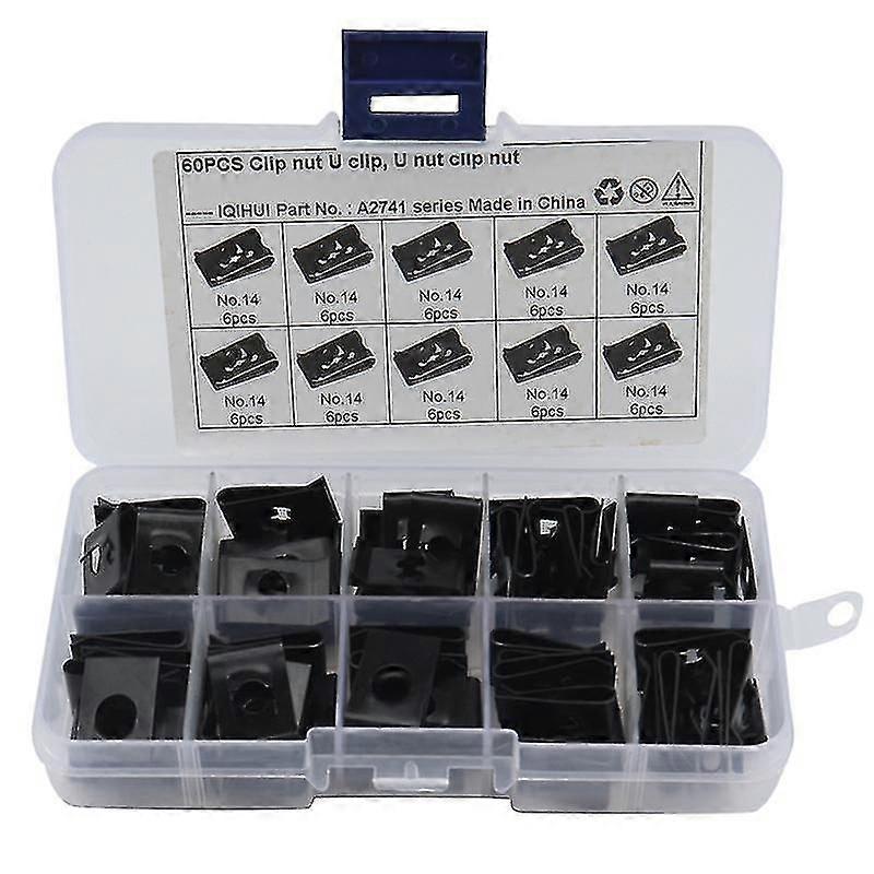 60pcs Motorcycle U Nut 26-27
