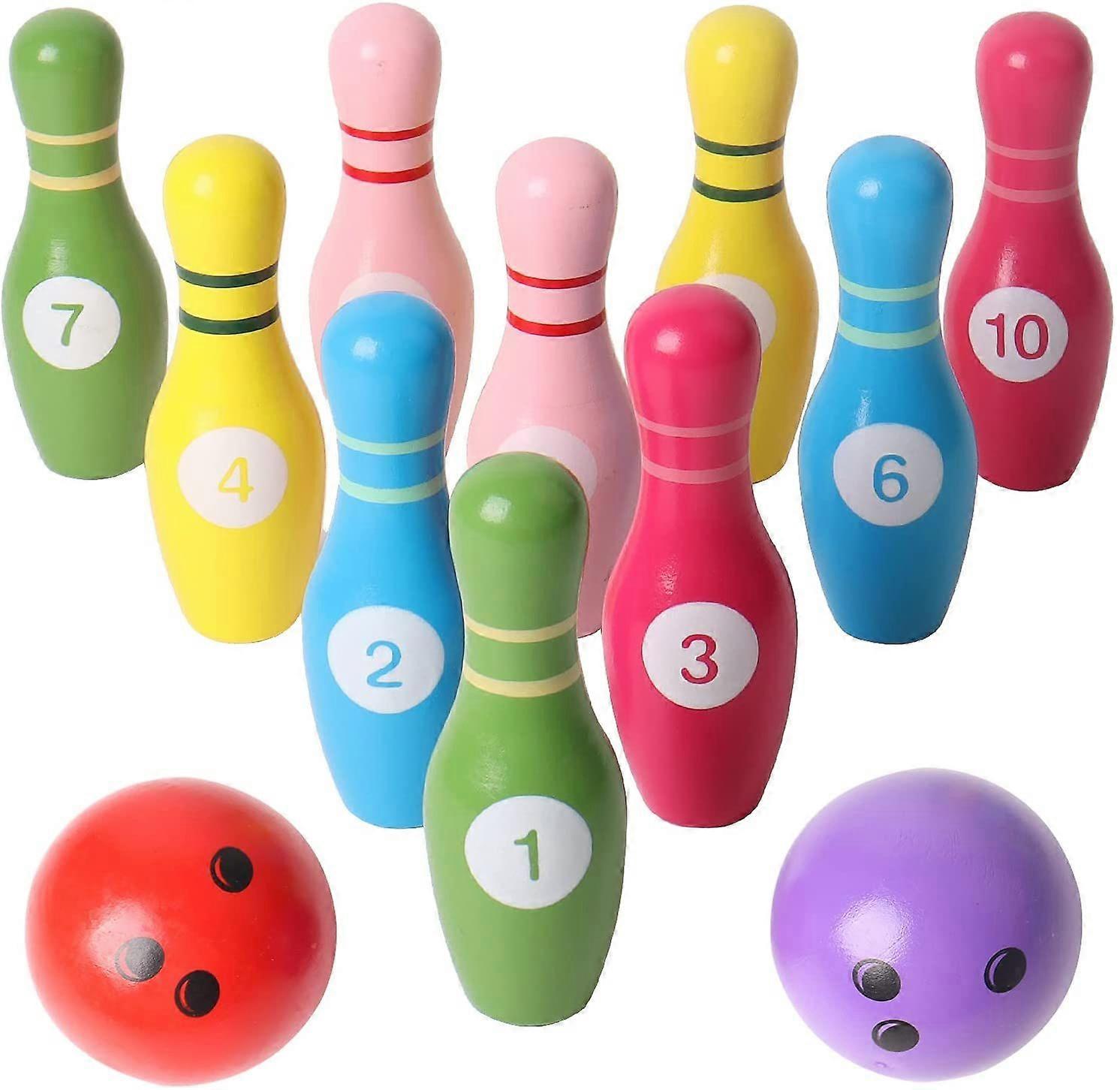 Bieco Juego De Bolos Infantil De Madera, 6 Conos Y 2 Bolas, Diseño Scandi Chic, Para Interior Y Exterior, Juguete Educativo De Coordinación