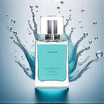 Men's Pheromone Cologne, Long-lasting Woody Citrus Aroma, 50ml Eau de Toilette for Day and Night Use