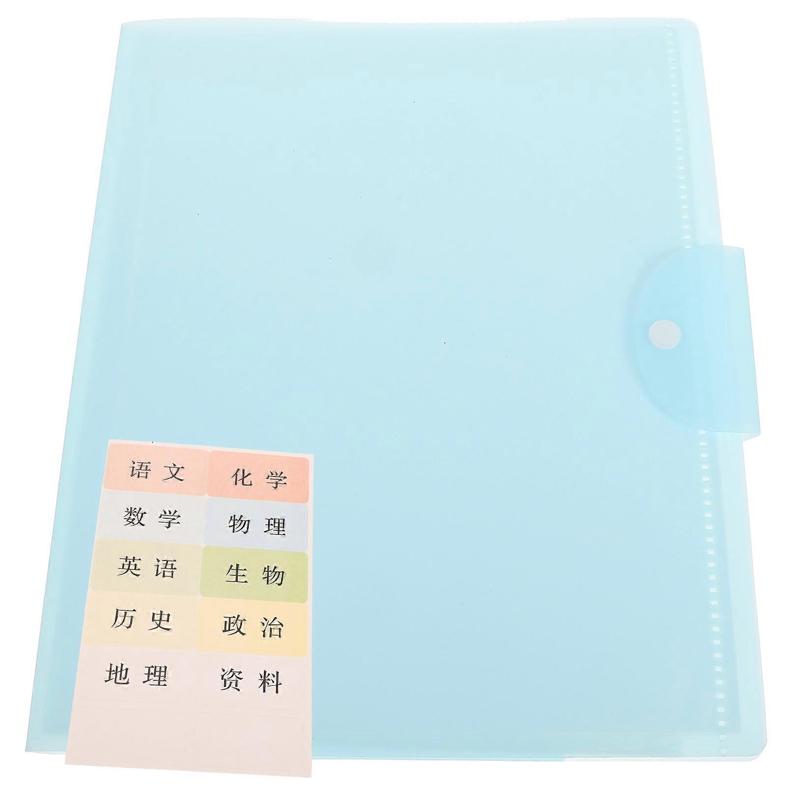 A3 Test Paper Folder for Storage Use Portable Receipt Organizer