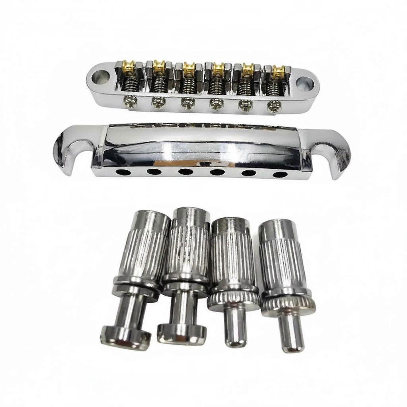 Adjustable Roller Bridge Improves Tuning Stability Roller Saddle Bridge and