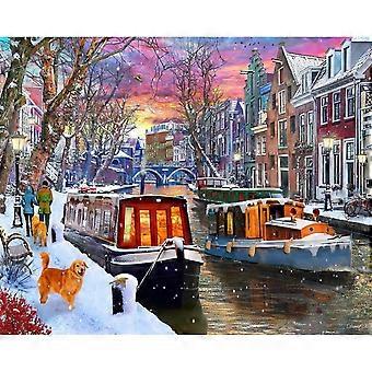 Winter Canal' Jigsaw Puzzle CYQL-1207