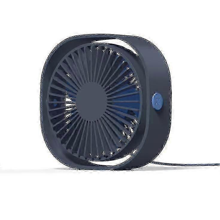 Usb Desktop Mini Fan, 360 Rotation, Portableblue