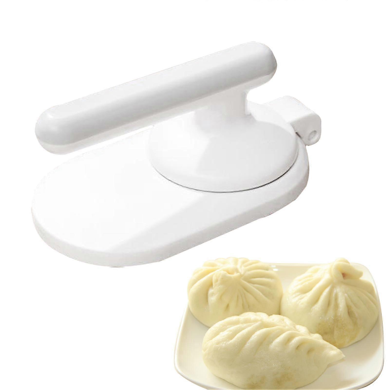 Dumpling Maker with Ergonomic Easy Grip,  Round Wrapper Press for Home and Wonton