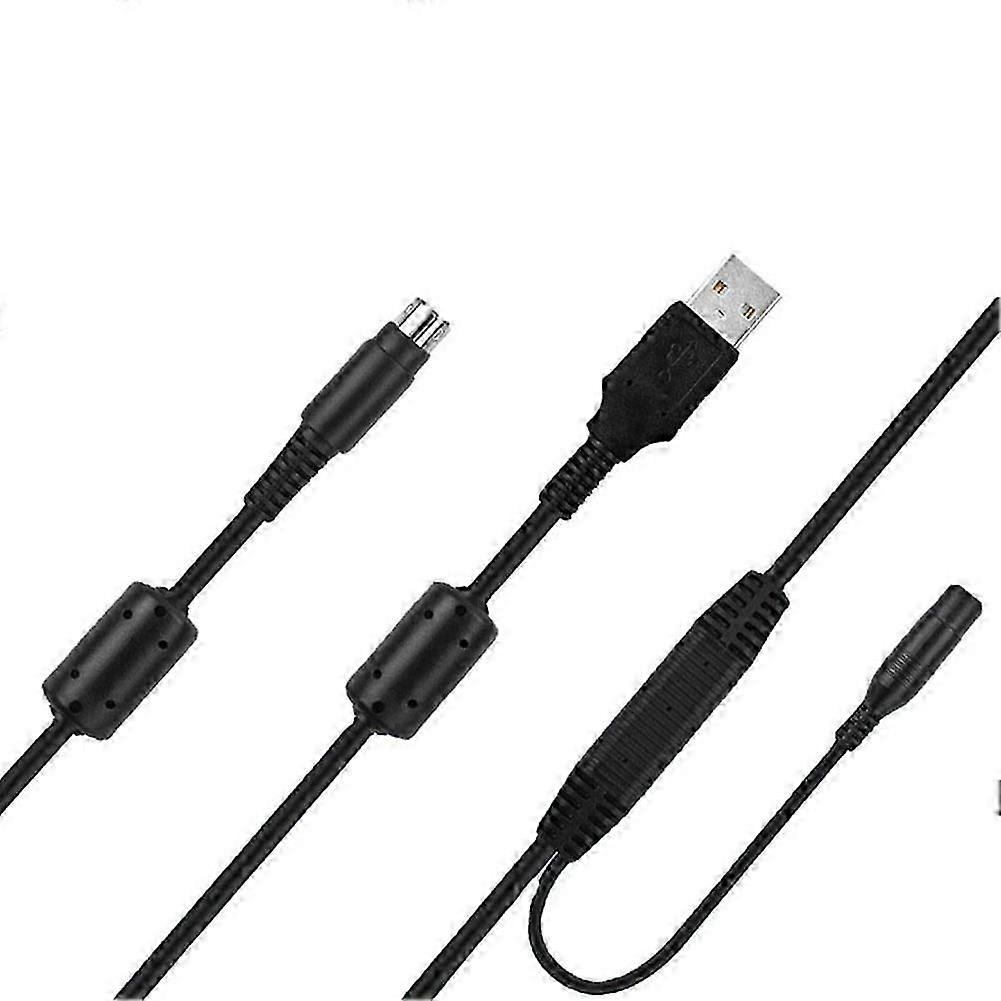 2-in-1 Power Data Cable Replacement Compatible with Logitech CC2900e CC3500e PTZ Pro Network Camera_hp