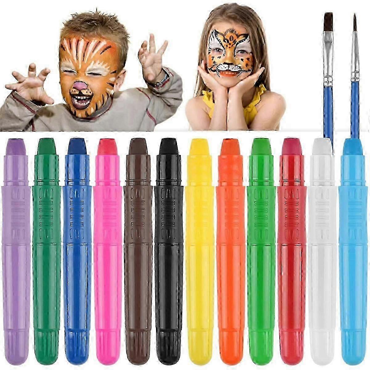 Twistable Washable Face Paint Crayons