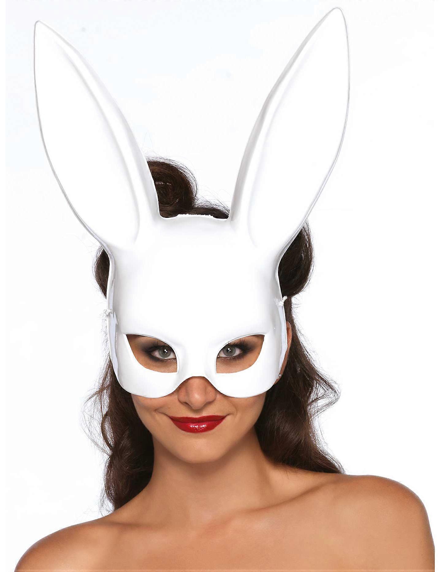 White rabbit mask