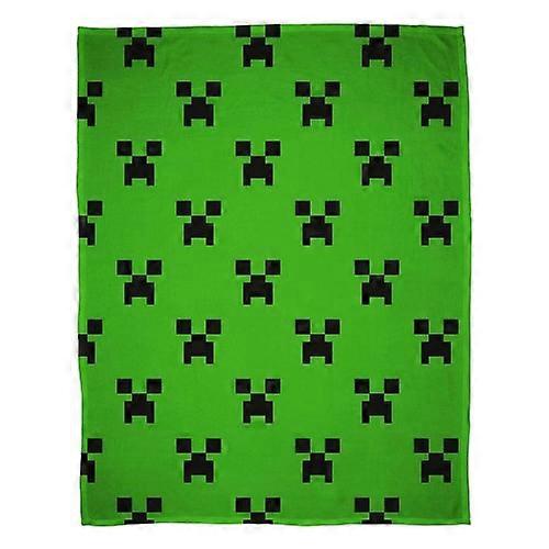 Minecraft Fleece Creeper Blanket