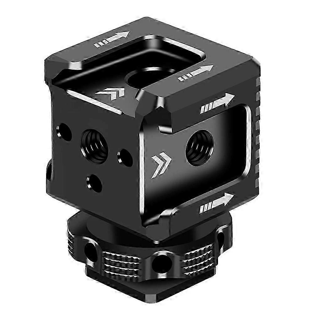 Triple Cold Shoe Mount Aluminium Bracket